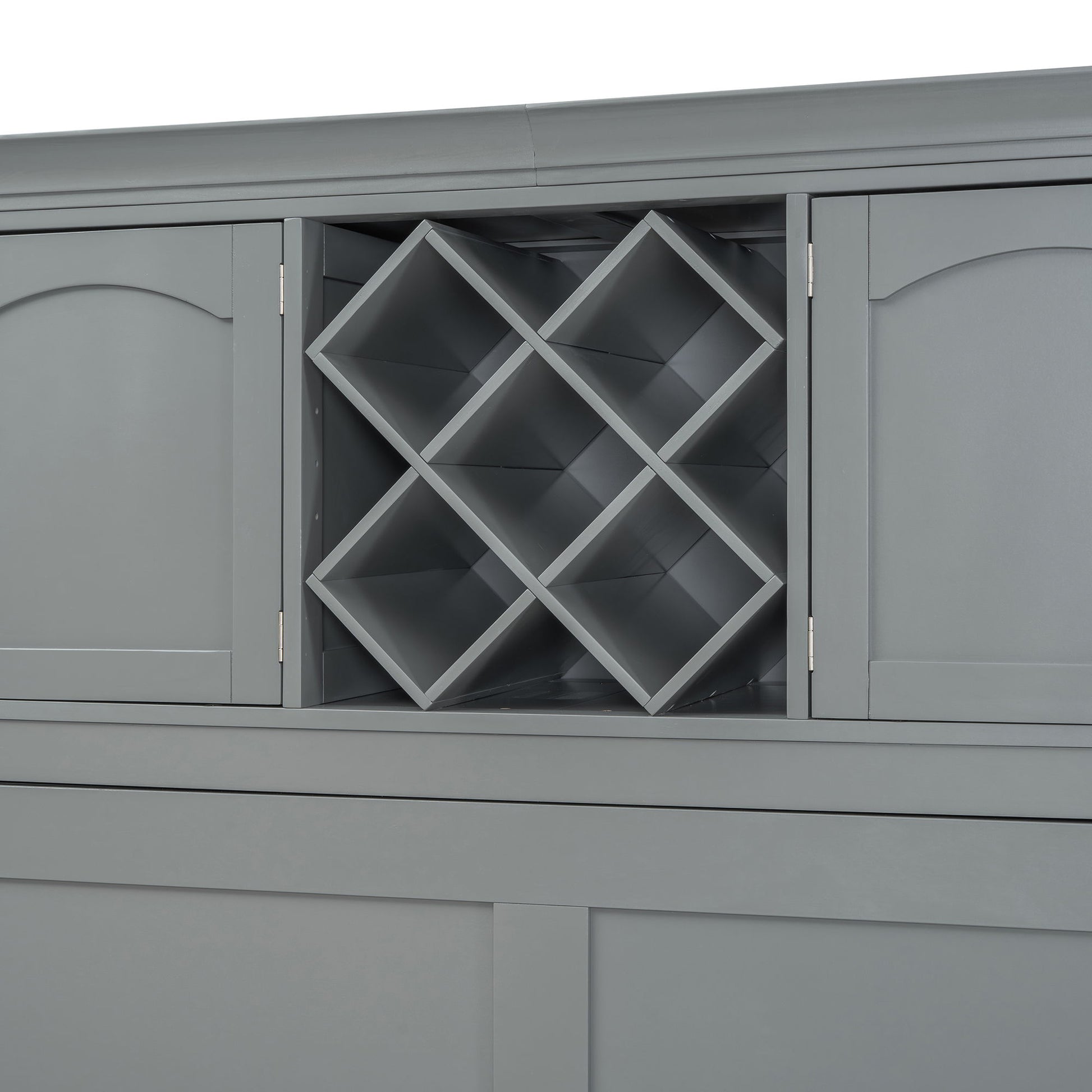 Murphy Wall Bed With Top Cabinets & Wine Rack - The Sleep Loft - Online Mattress Showroom NYC