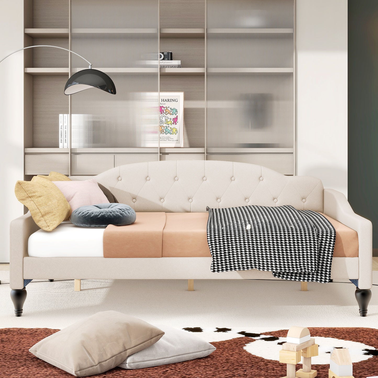 Upholstered Tufted Daybed - The Sleep Loft - Online Mattress Showroom NYC