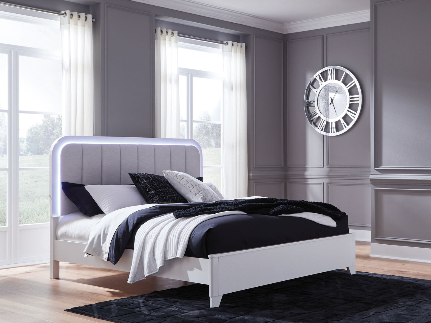 Jarlee - Upholstered Panel Bed - The Sleep Loft - Online Mattress Showroom NYC