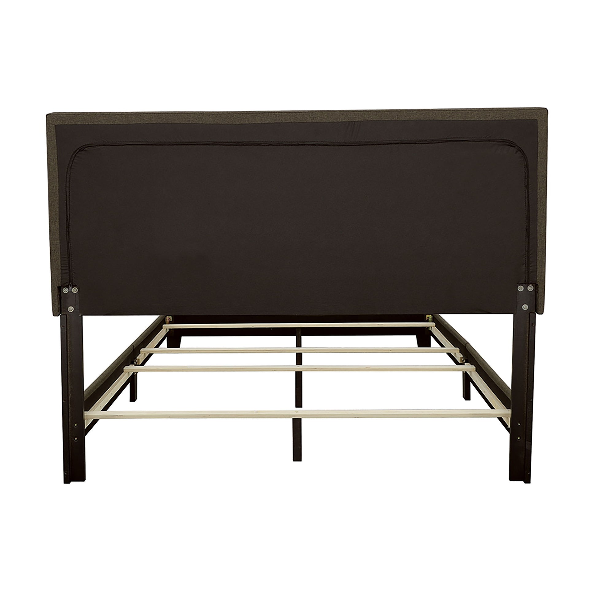 Queen Bed With Nailhead Trim - Charcoal - The Sleep Loft - Online Mattress Showroom NYC