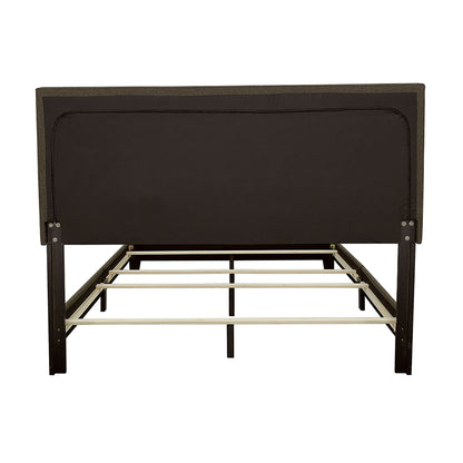 Queen Bed With Nailhead Trim - Charcoal - The Sleep Loft - Online Mattress Showroom NYC