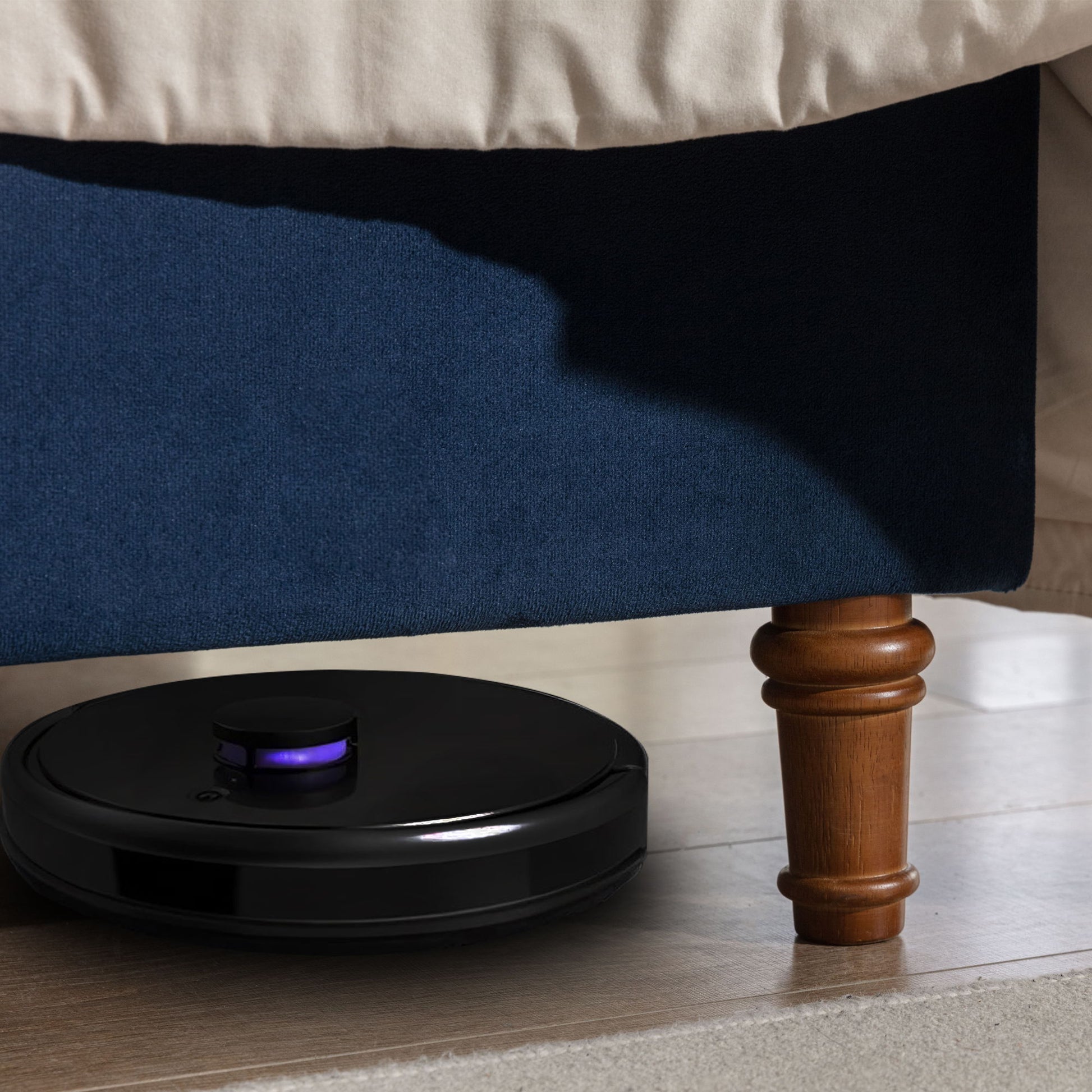 Peyton - Upholstered Bed With 54" High Headboard, Traditional Hand Buttoned Tufting - The Sleep Loft - Online Mattress Showroom NYC