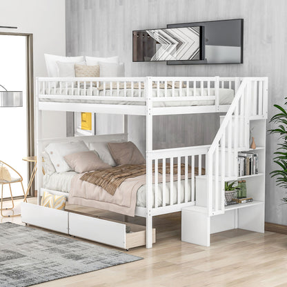 Bunk Bed With Staircase - The Sleep Loft - Online Mattress Showroom NYC