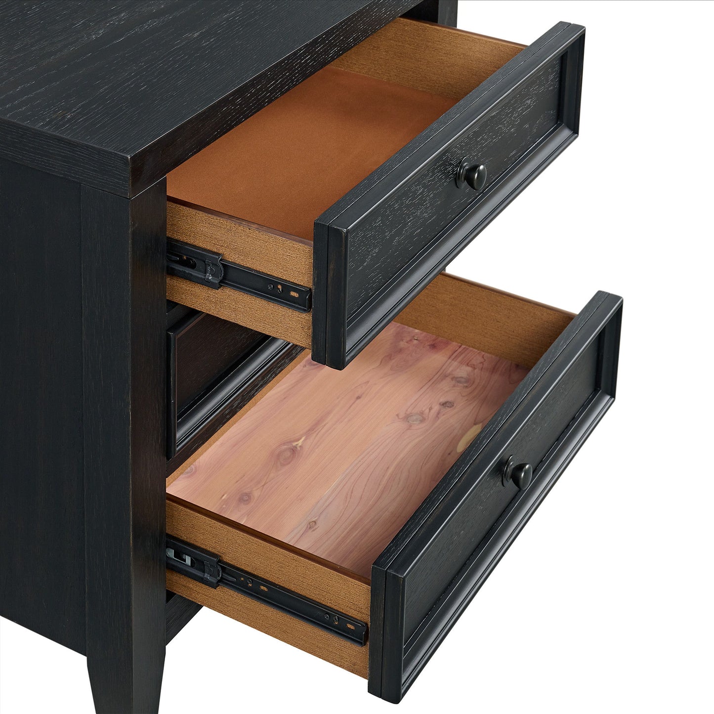 3 Drawer Nightstand With USB Charging Port