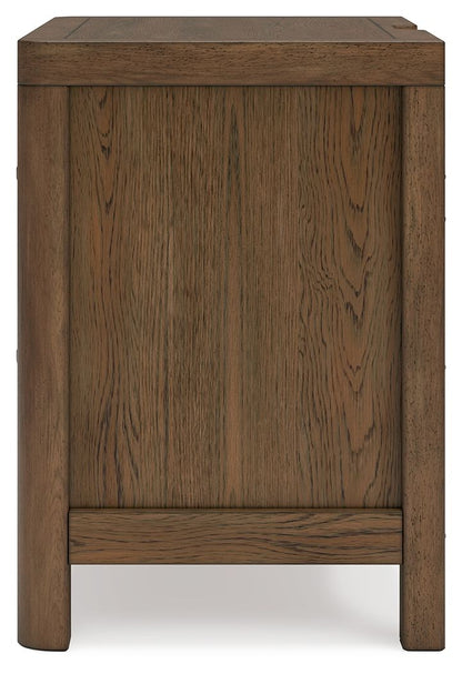 Cabalynn - Two Drawer Night Stand - Light Brown - The Sleep Loft - Online Mattress Showroom NYC