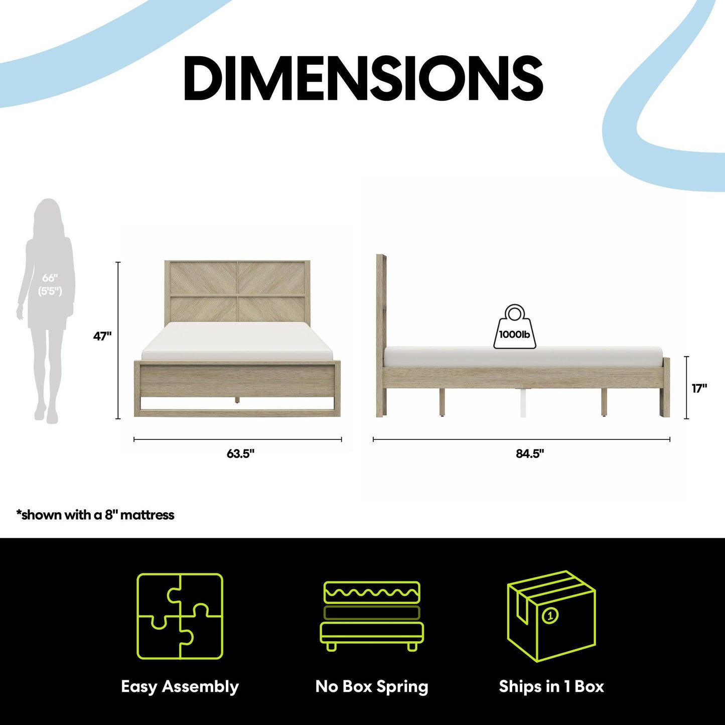 Archer - Platform Bed - The Sleep Loft - Online Mattress Showroom NYC