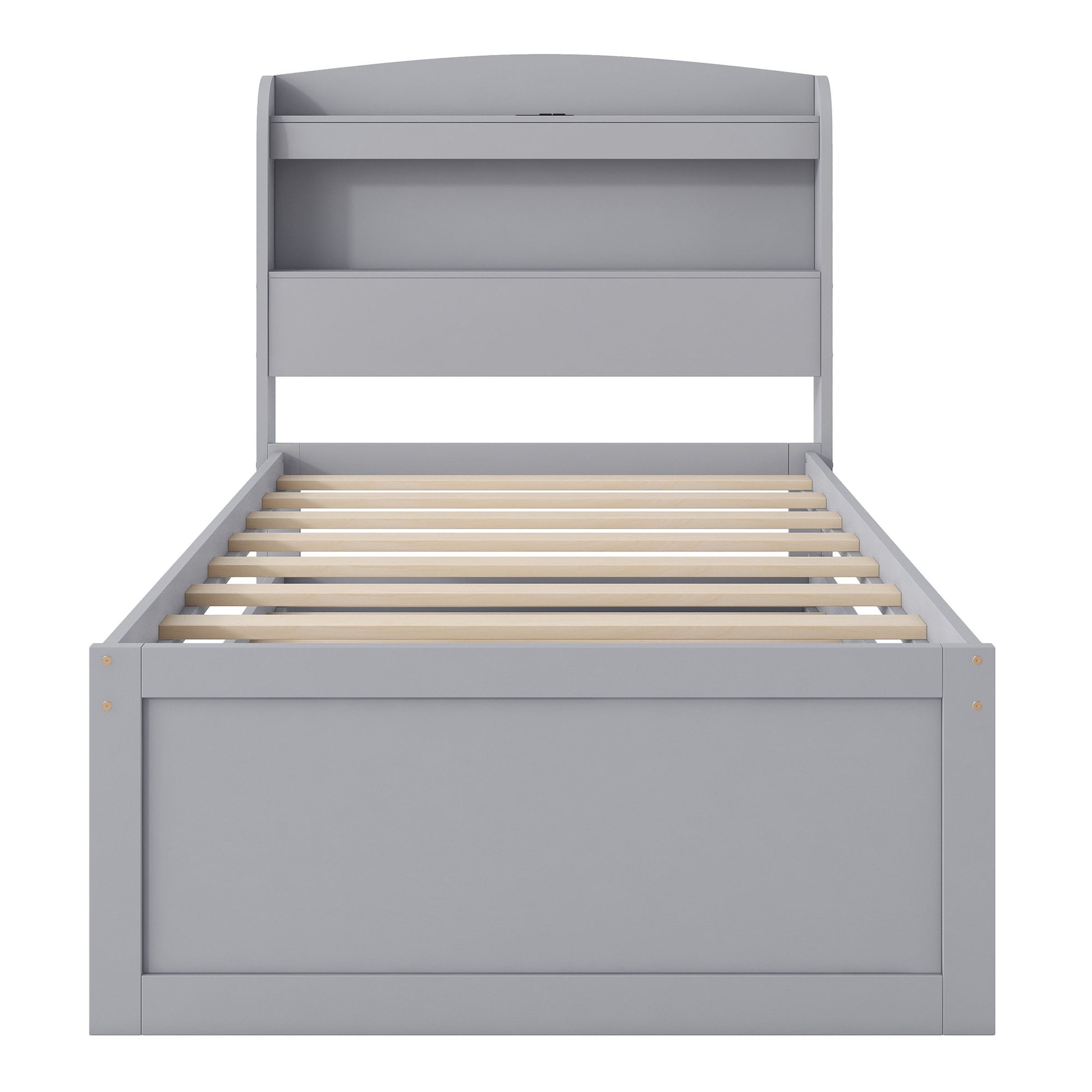 Platform Bed With LED Headboard, Charging Station, Trundle And 2 Drawers - The Sleep Loft - Online Mattress Showroom NYC