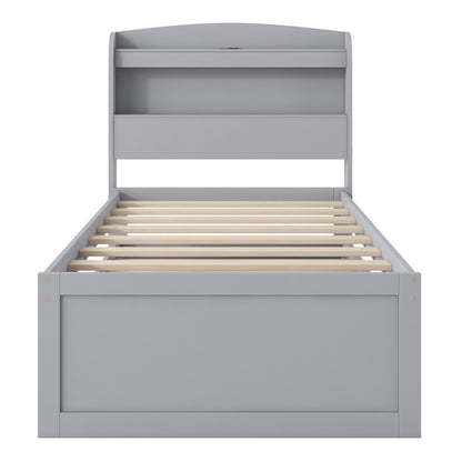 Platform Bed With LED Headboard, Charging Station, Trundle And 2 Drawers - The Sleep Loft - Online Mattress Showroom NYC