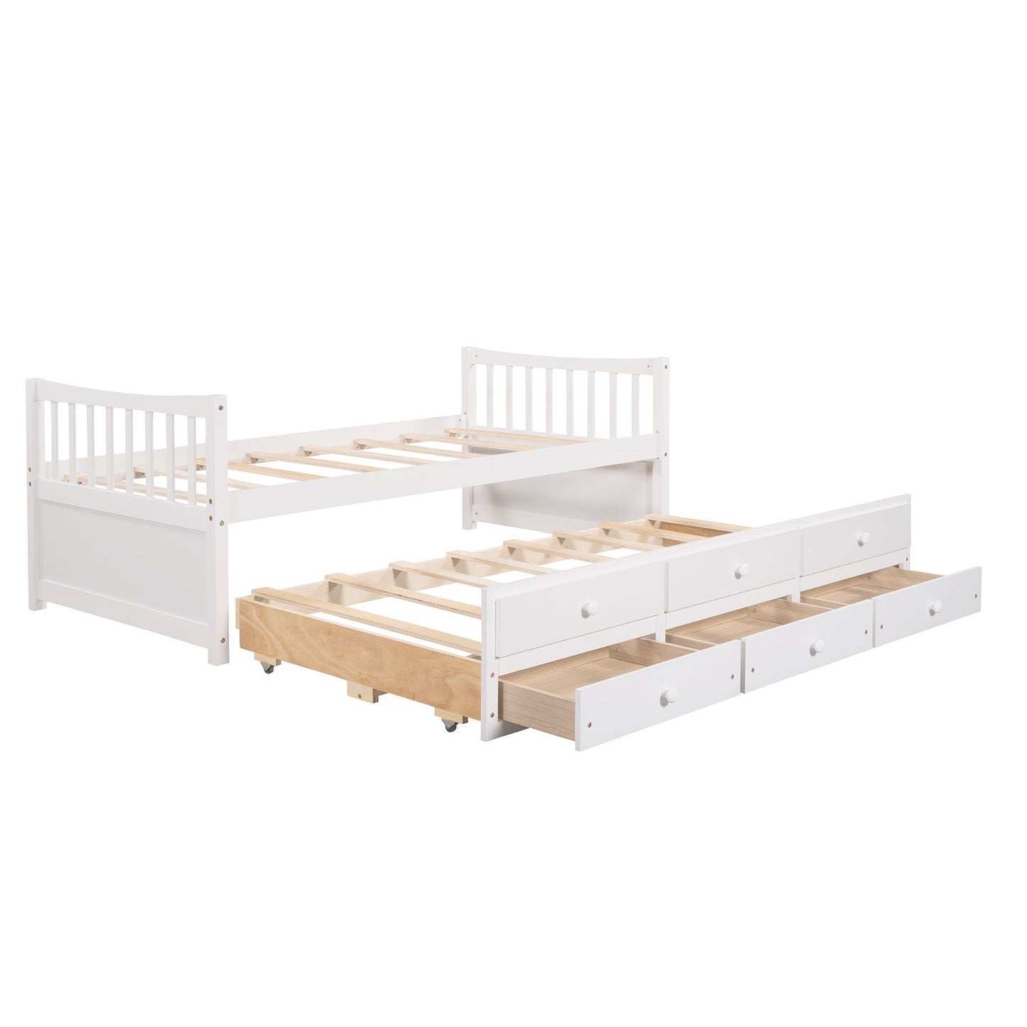 Twin Size Daybed With Trundle And Drawers - The Sleep Loft - Online Mattress Showroom NYC