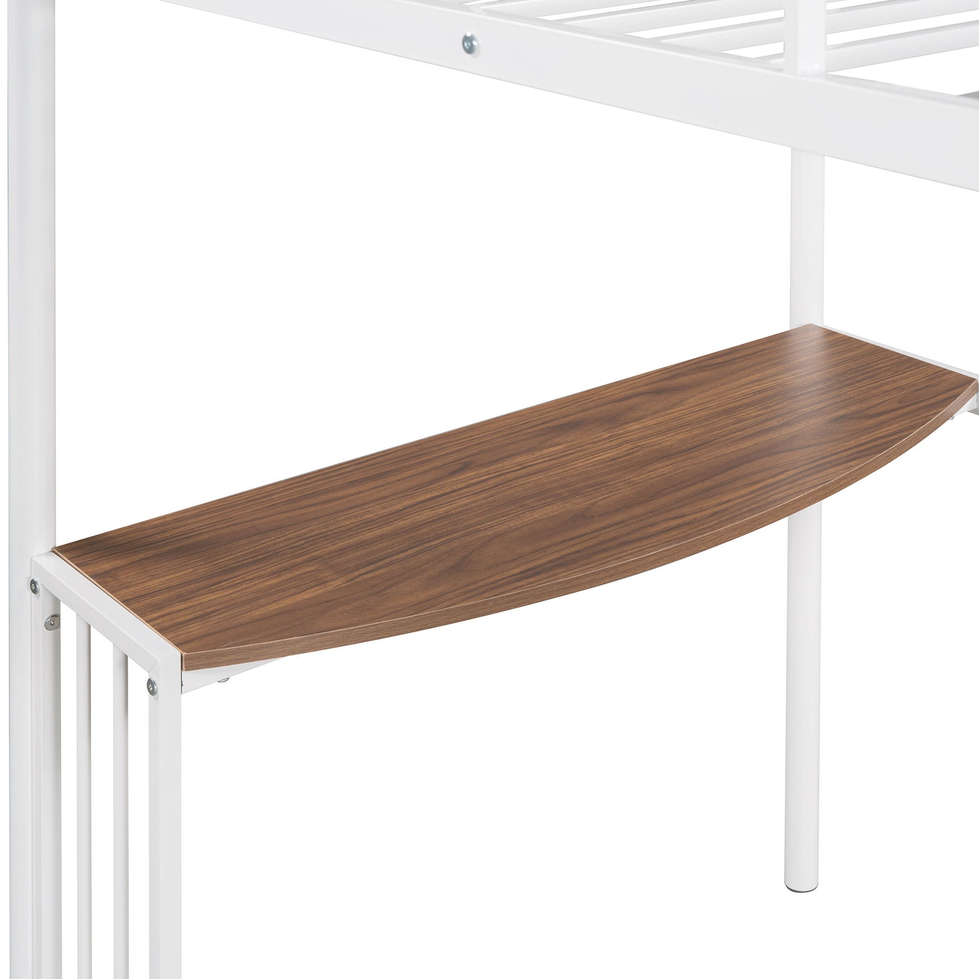 Bunk Bed With Desk, Ladder And Quality Slats For Bedroom - The Sleep Loft - Online Mattress Showroom NYC