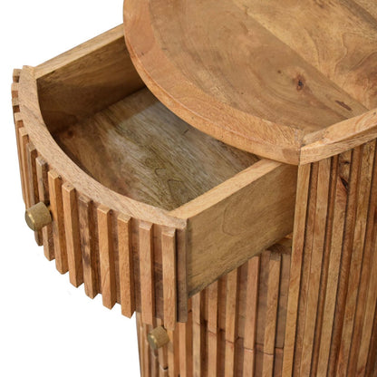 Soba - Bedside Table, 4 Drawer - Oak - The Sleep Loft - Online Mattress Showroom NYC