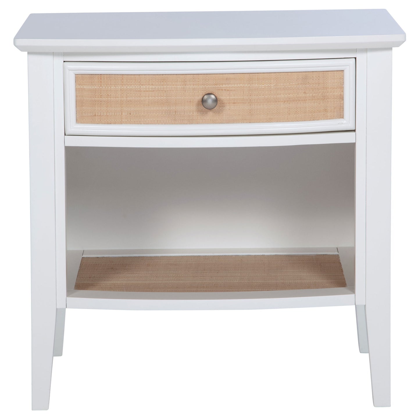 Talia - 1 Drawer Nightstand - White - The Sleep Loft - Online Mattress Showroom NYC