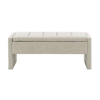 Modern Upholstered Large Bed End Bench With Storage - The Sleep Loft - Online Mattress Showroom NYC