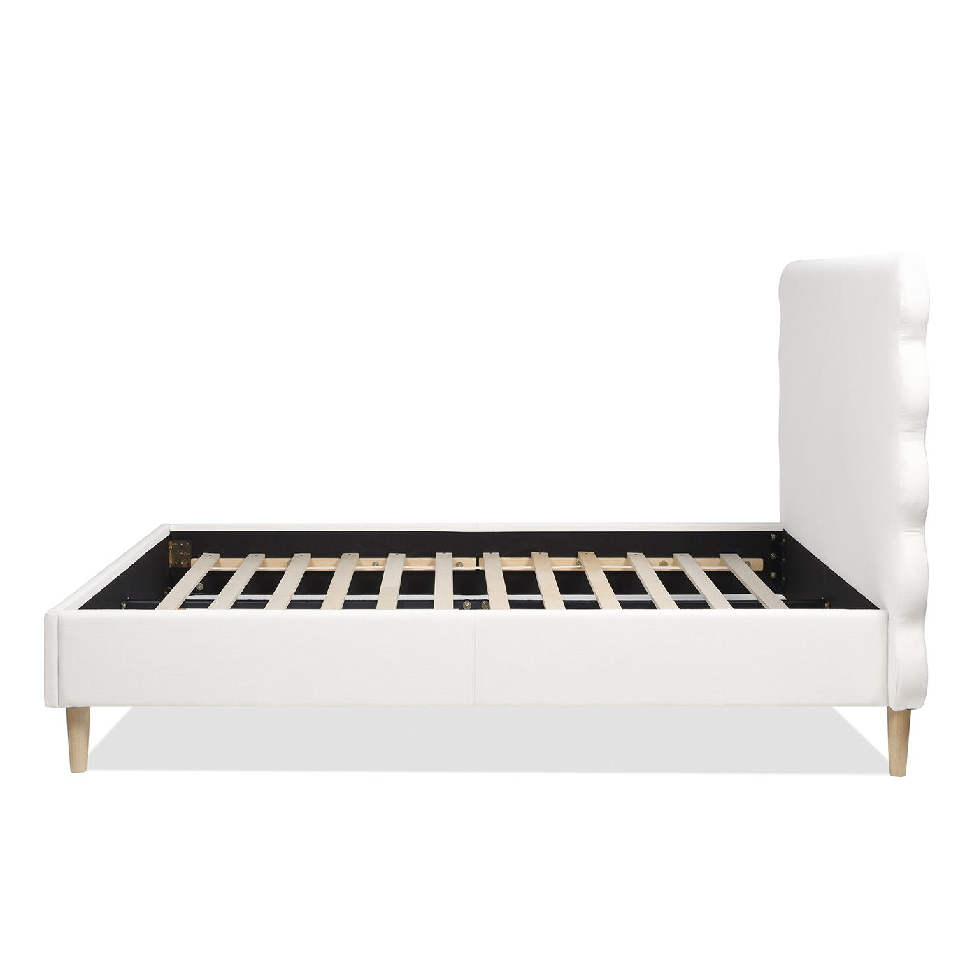 Stockholm - Modern Wavy Headboard Platform Bed - The Sleep Loft - Online Mattress Showroom NYC