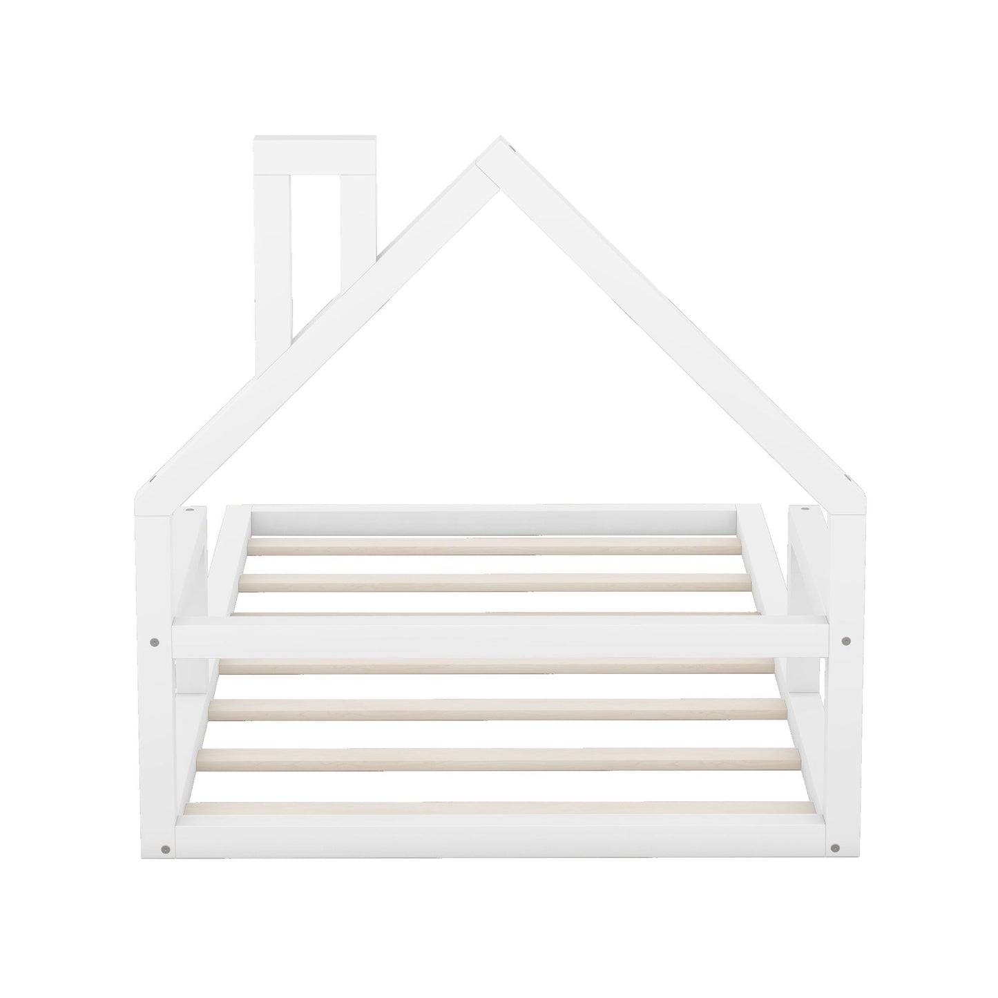 Floor Bed With House Shaped Headboard - The Sleep Loft - Online Mattress Showroom NYC
