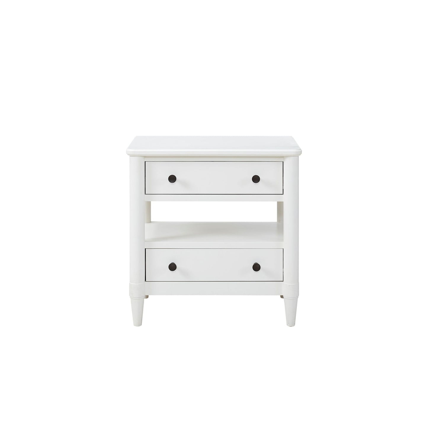 Open Nightstand With 2 Drawers - The Sleep Loft - Online Mattress Showroom NYC