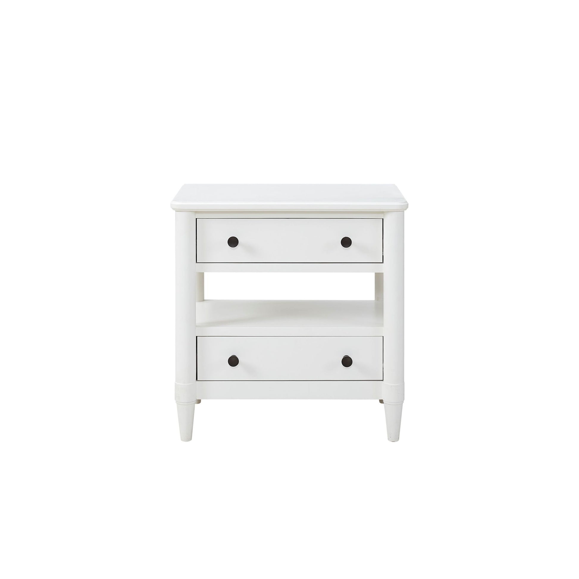 Open Nightstand With 2 Drawers - The Sleep Loft - Online Mattress Showroom NYC