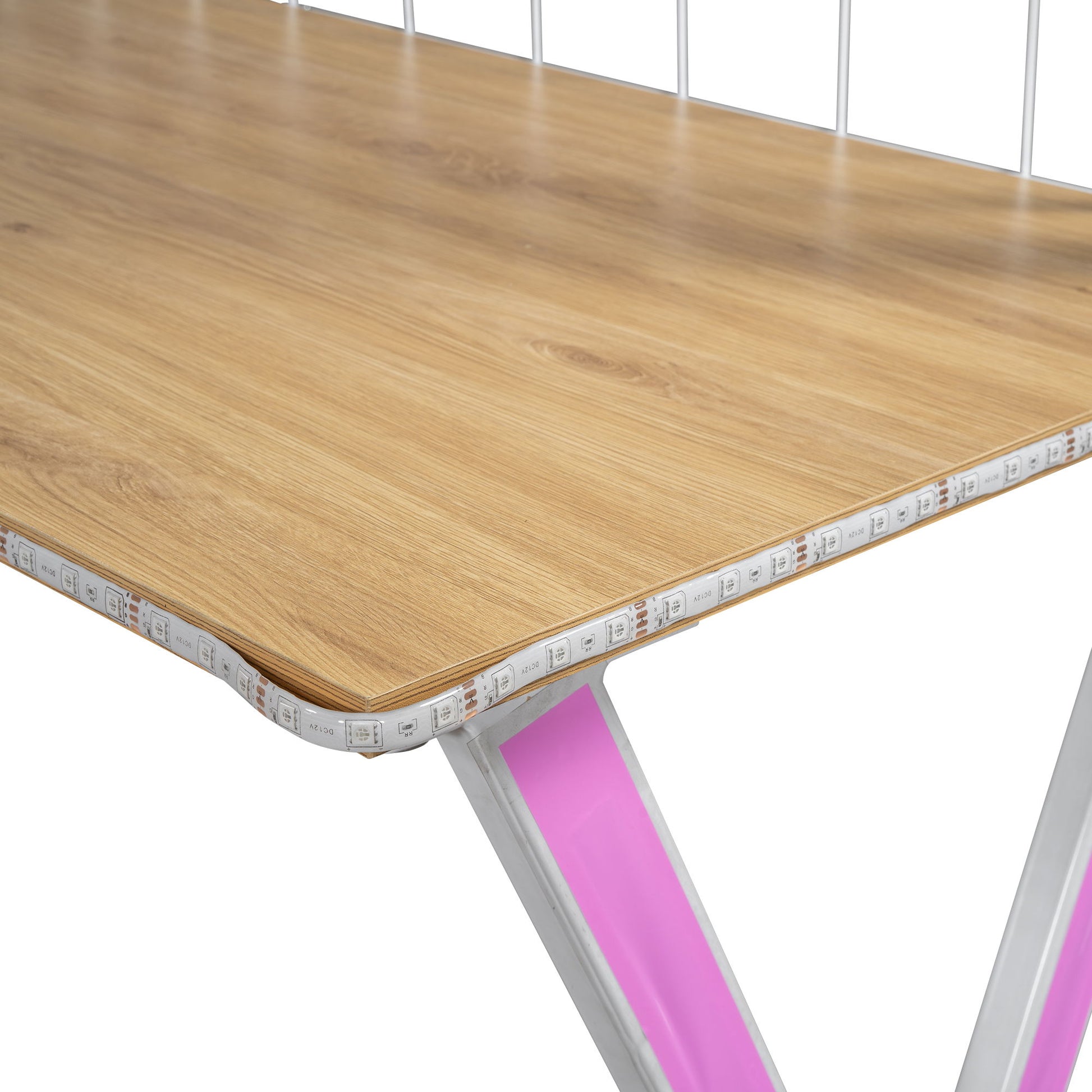 Loft Bed With Built In Work Station, Wardrobe, Storage Staircase And LED - The Sleep Loft - Online Mattress Showroom NYC