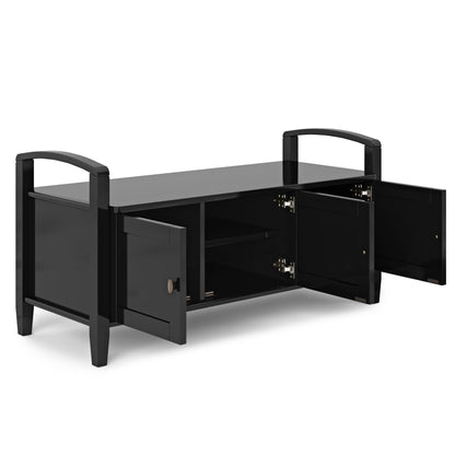 Warm Shaker - Handcrafted Entryway Storage Bench - The Sleep Loft - Online Mattress Showroom NYC
