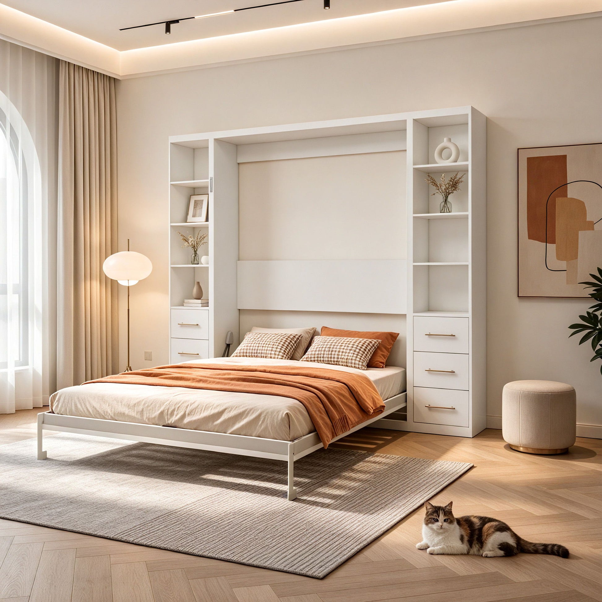 Folding Vertical Murphy Wall Bed - The Sleep Loft - Online Mattress Showroom NYC
