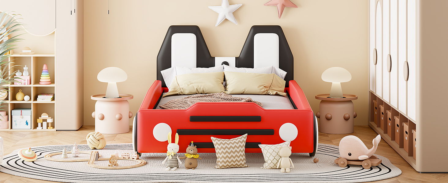 High Quality Race Car Shaped Platform Bed & Wheels - The Sleep Loft - Online Mattress Showroom NYC