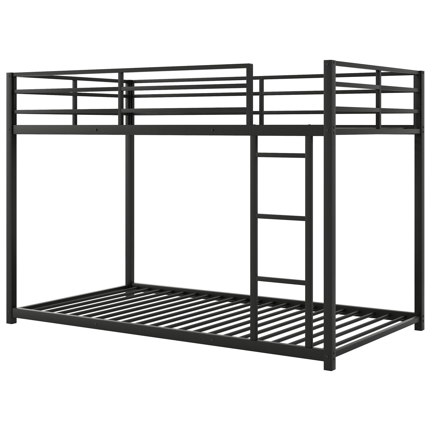 Metal Bunk Bed, Low Bunk Bed With Ladder - The Sleep Loft - Online Mattress Showroom NYC