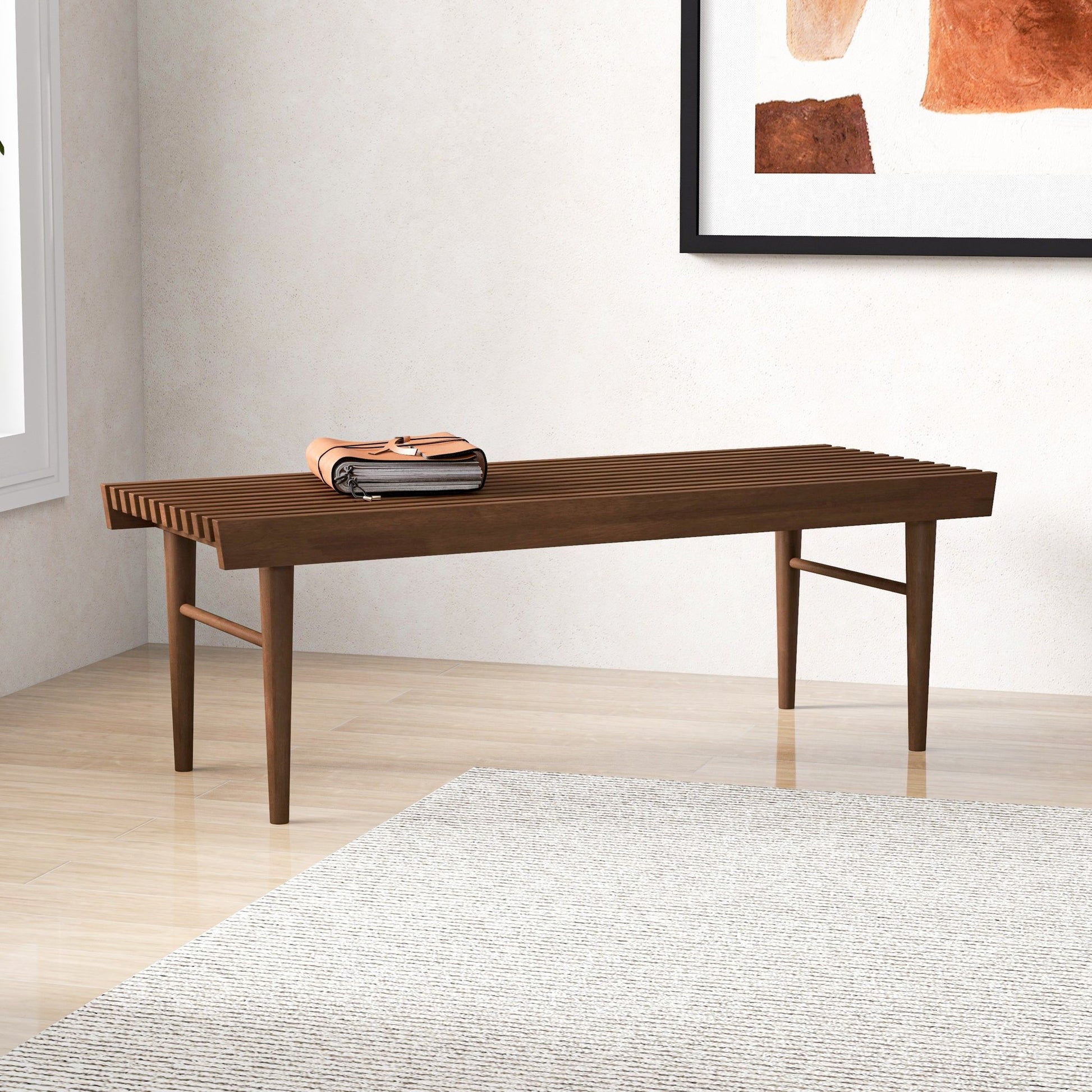 Mia - Bench - Dark Brown - The Sleep Loft - Online Mattress Showroom NYC