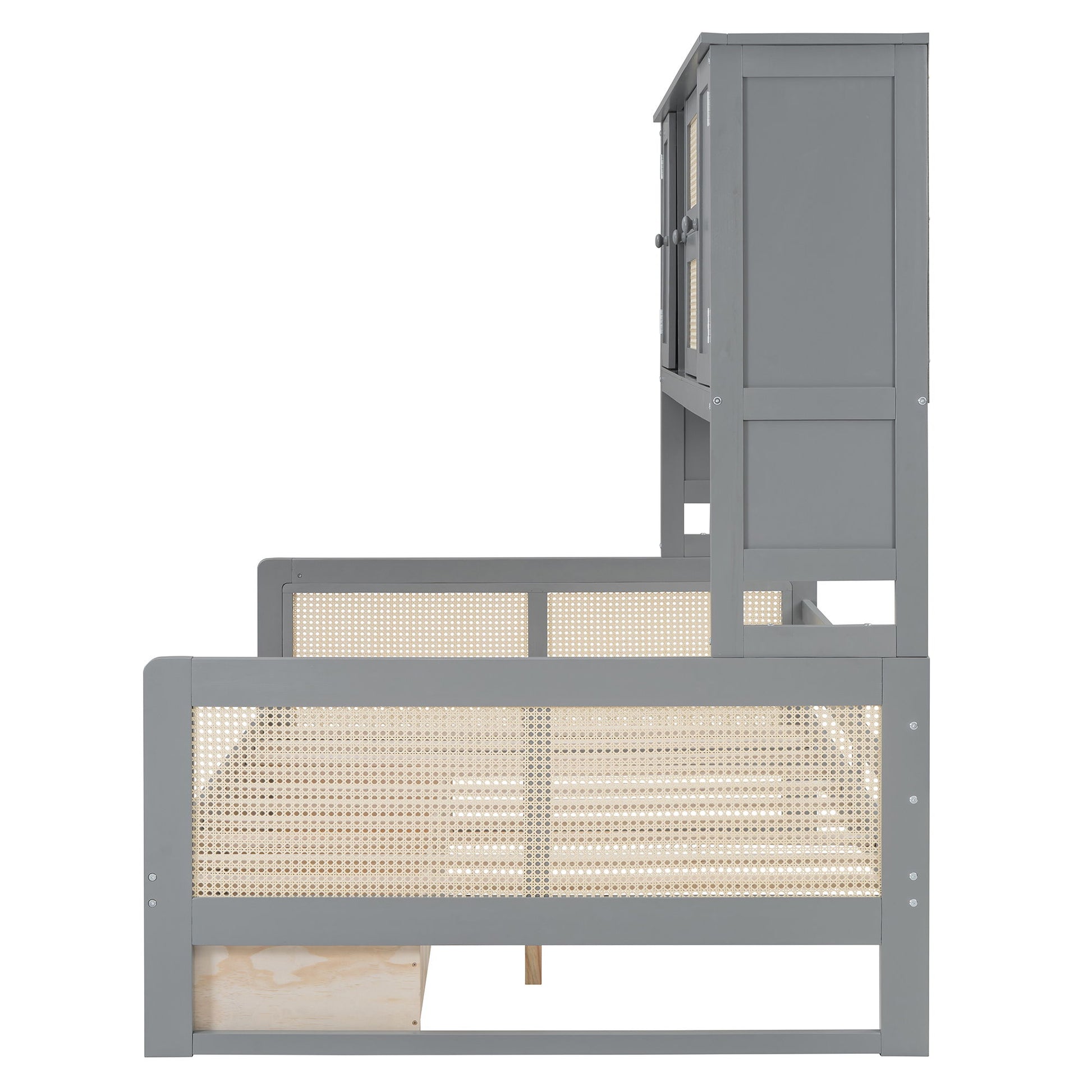 Daybed And All In One Cabinet And Shelf - The Sleep Loft - Online Mattress Showroom NYC