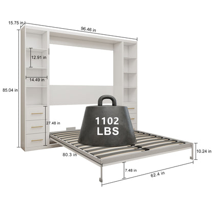 Folding Vertical Murphy Wall Bed - The Sleep Loft - Online Mattress Showroom NYC