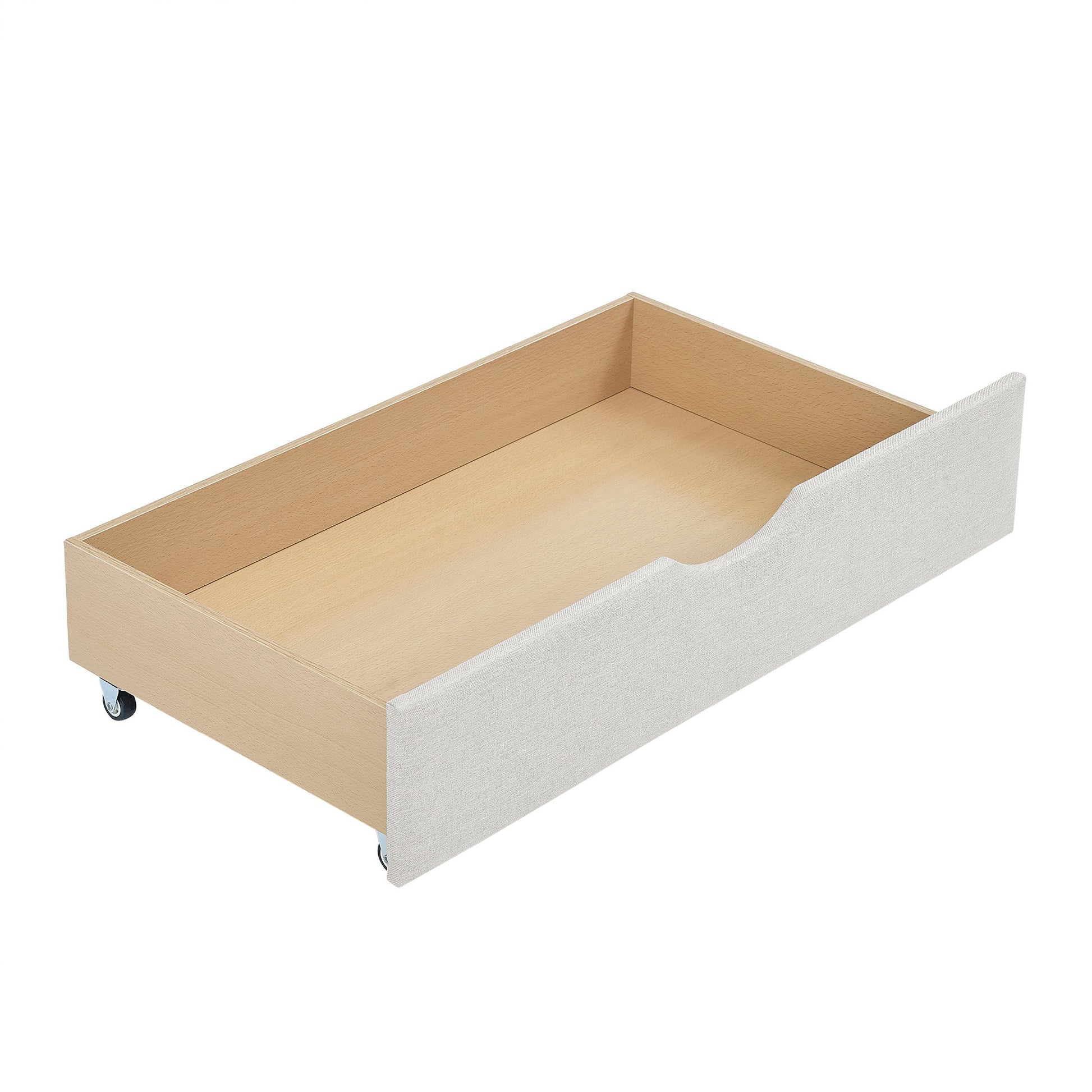 Upholstered Tufted Daybed With Drawers, Waved Arms - The Sleep Loft - Online Mattress Showroom NYC