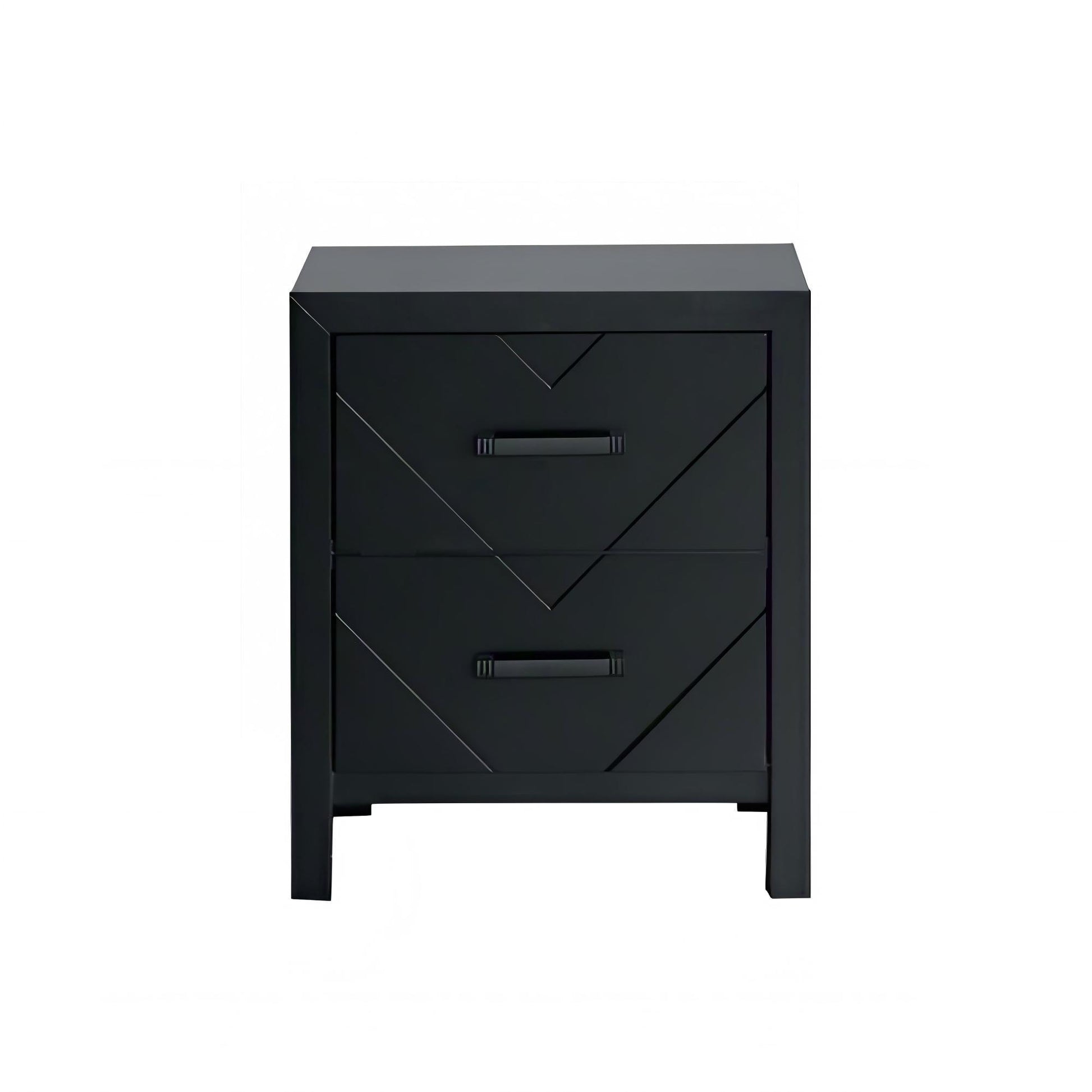 Morris - 2 Drawers Nightstand - The Sleep Loft - Online Mattress Showroom NYC