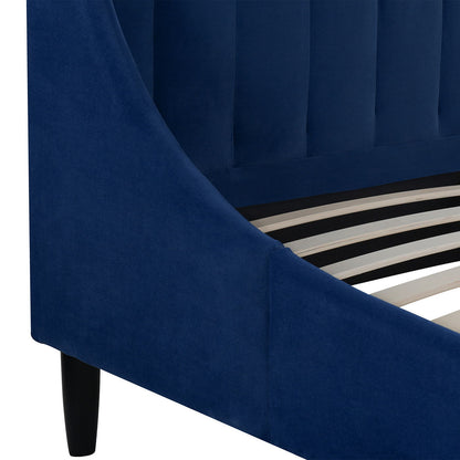 Aspen - Vertical Tufted Modern Headboard Platform Bed Set - The Sleep Loft - Online Mattress Showroom NYC