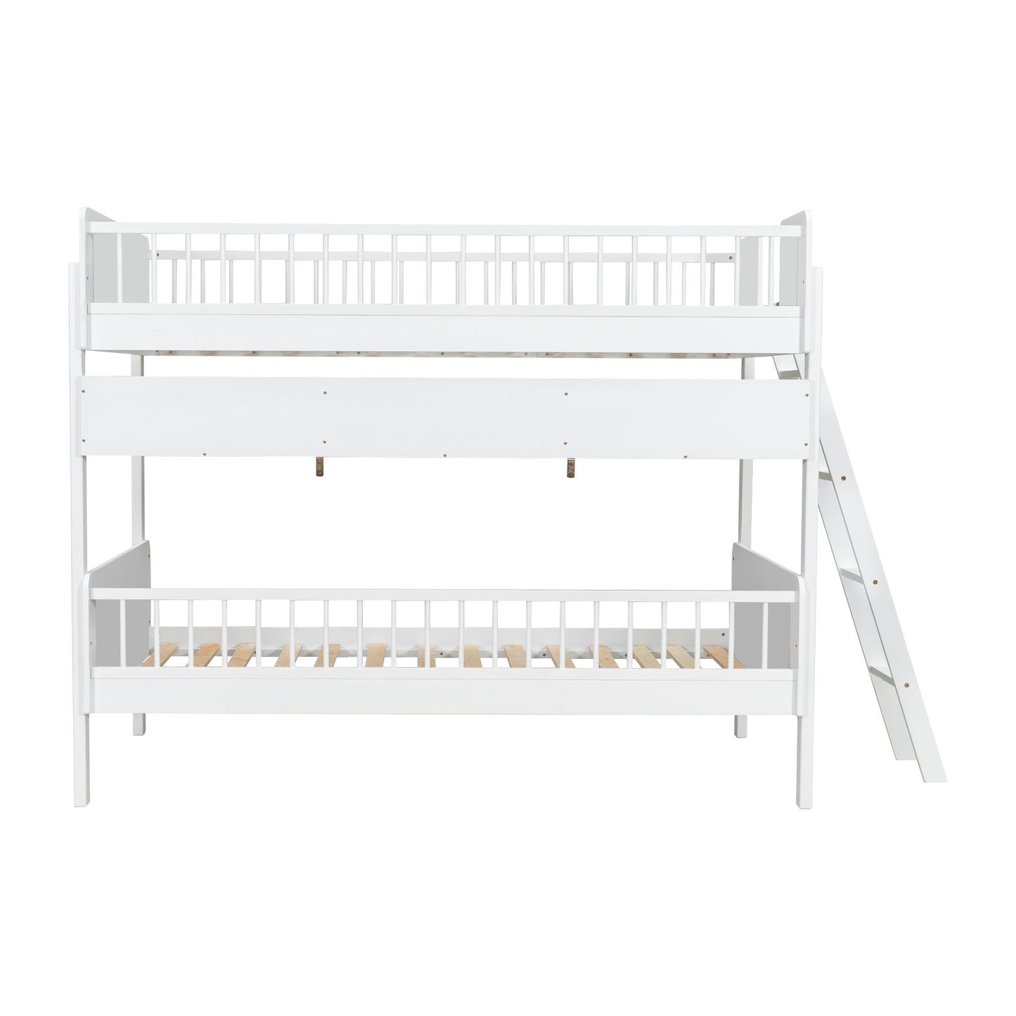 Bunk Bed With 3 Storage Shelves, Adjustable Ladder Left Or Right - The Sleep Loft - Online Mattress Showroom NYC