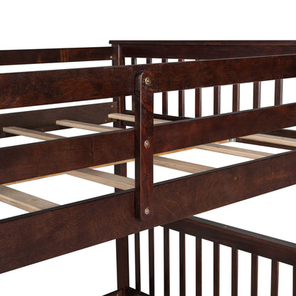 Bunk Bed With Ladders And 2 Storage Drawers - The Sleep Loft - Online Mattress Showroom NYC