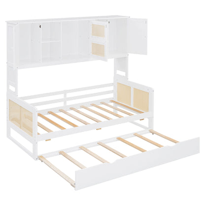 Daybed And All In One Cabinet And Shelf - The Sleep Loft - Online Mattress Showroom NYC