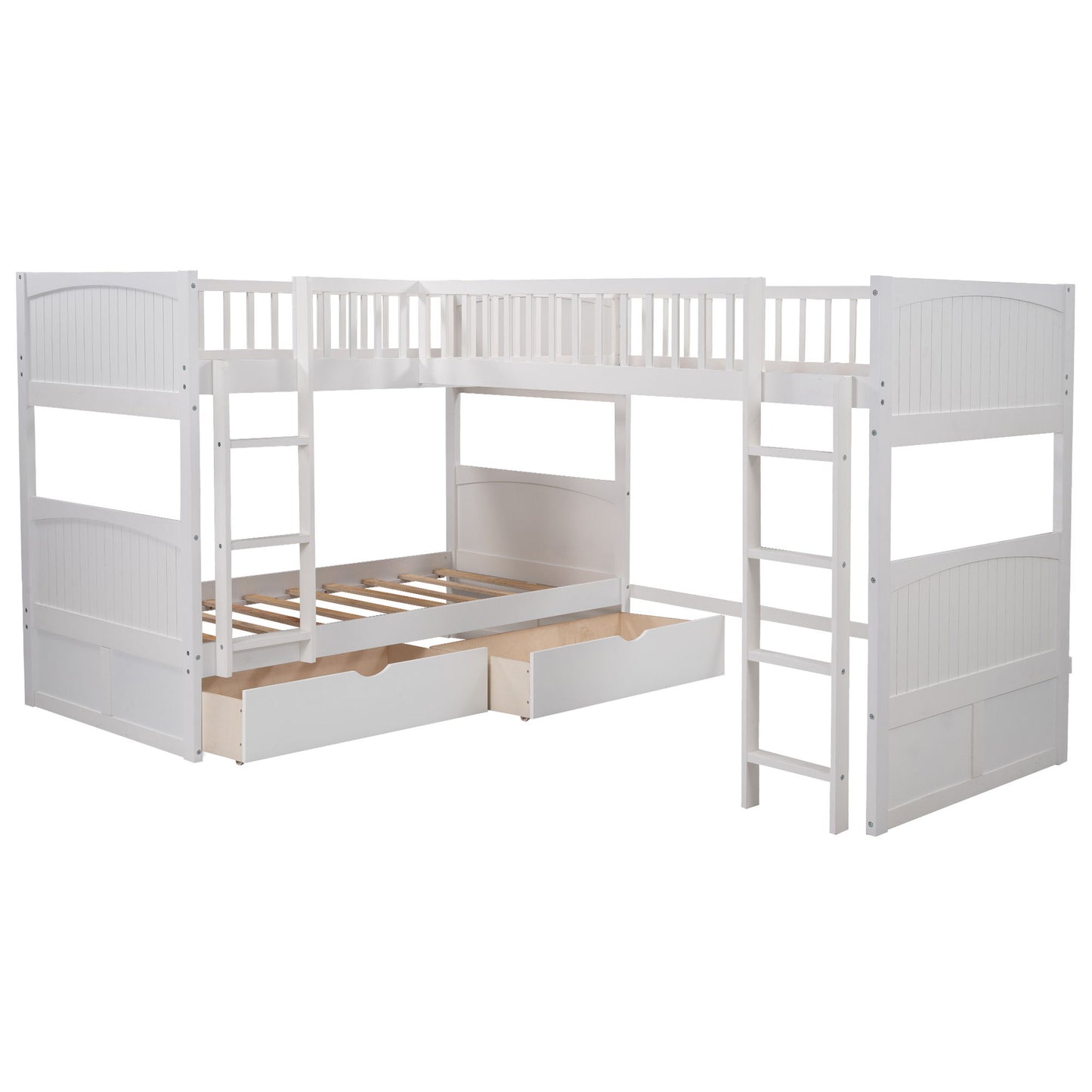 Bunk Bed With Loft And 2 Drawers - The Sleep Loft - Online Mattress Showroom NYC