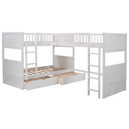Bunk Bed With Loft And 2 Drawers - The Sleep Loft - Online Mattress Showroom NYC