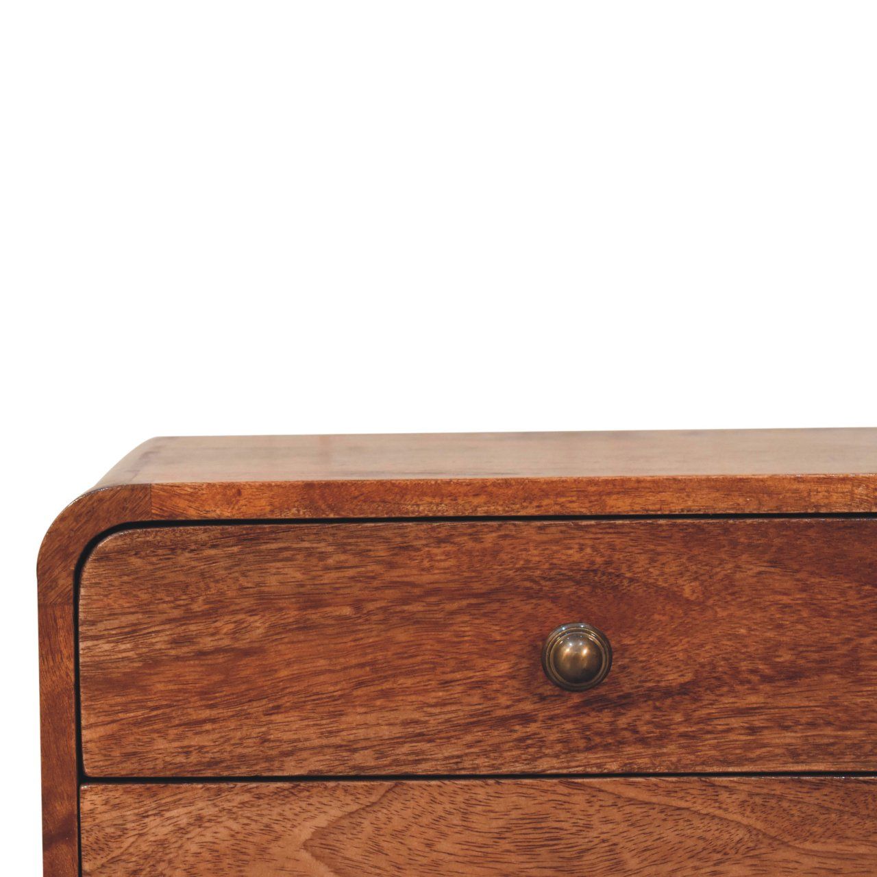 Curved Wall Mounted Bedside Nightstand - The Sleep Loft - Online Mattress Showroom NYC