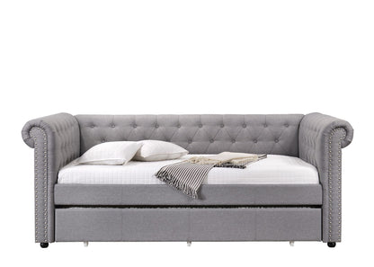 Justice - Twin Daybed With Trundle - Smoke Gray - The Sleep Loft - Online Mattress Showroom NYC