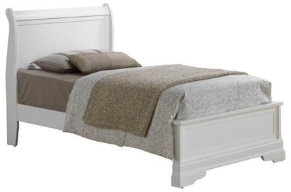 Sleigh Bed With Low Footboard - The Sleep Loft - Online Mattress Showroom NYC