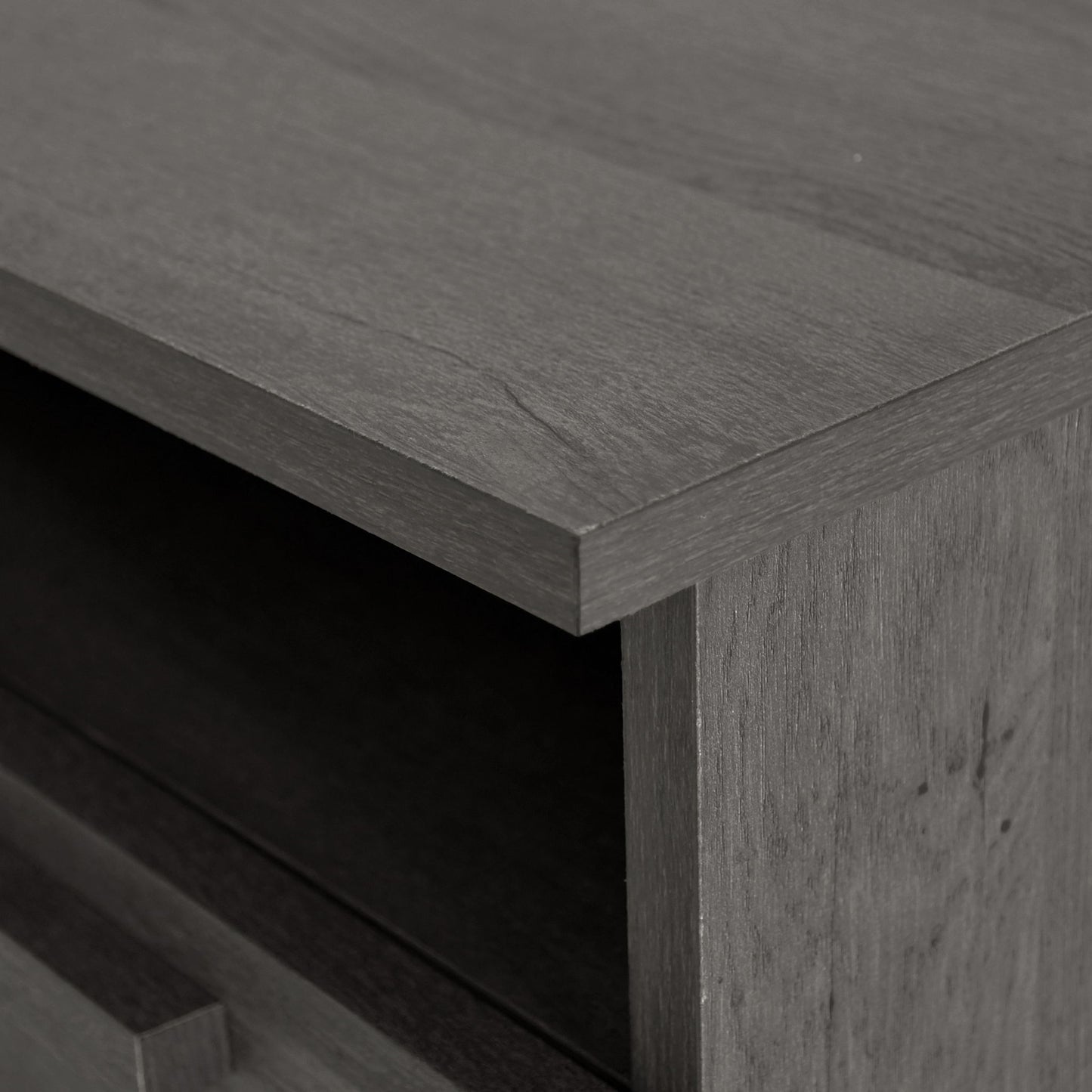 Broxon - Rustic Drawer Nightstand - The Sleep Loft - Online Mattress Showroom NYC