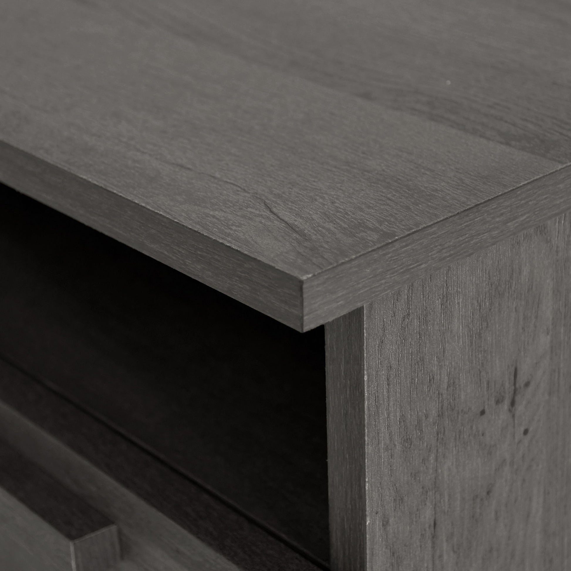 Broxon - Rustic Drawer Nightstand - The Sleep Loft - Online Mattress Showroom NYC