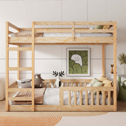 Stylish Bunk Bed With Ladder And Guardrails - The Sleep Loft - Online Mattress Showroom NYC