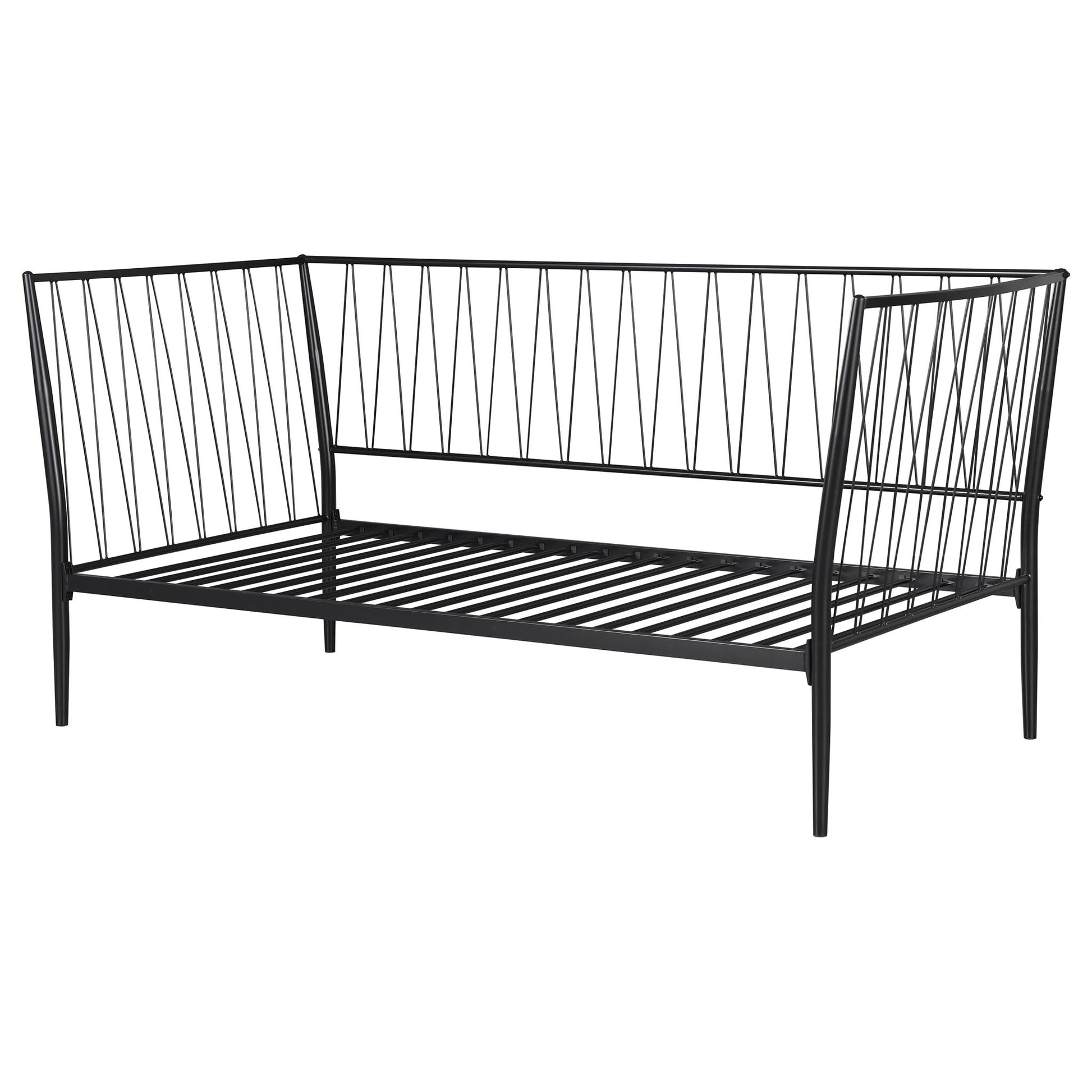 Vertigo - Twin Daybed With Slatted Support - Matte Black - The Sleep Loft - Online Mattress Showroom NYC