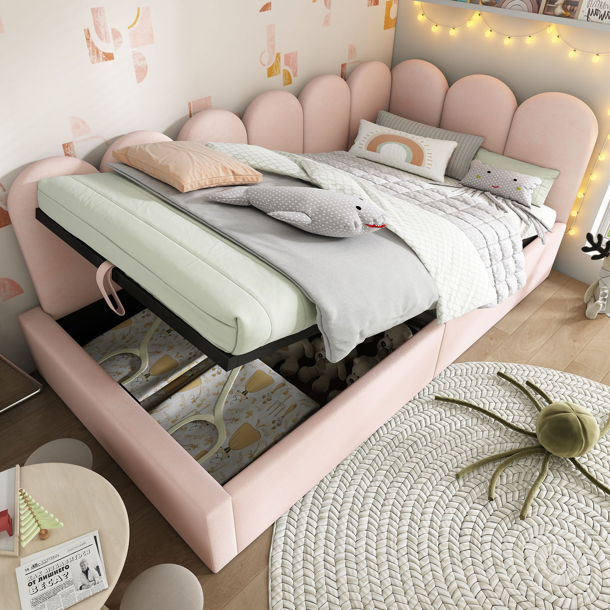 Upholstered Daybed With Metal Slatted Base - The Sleep Loft - Online Mattress Showroom NYC