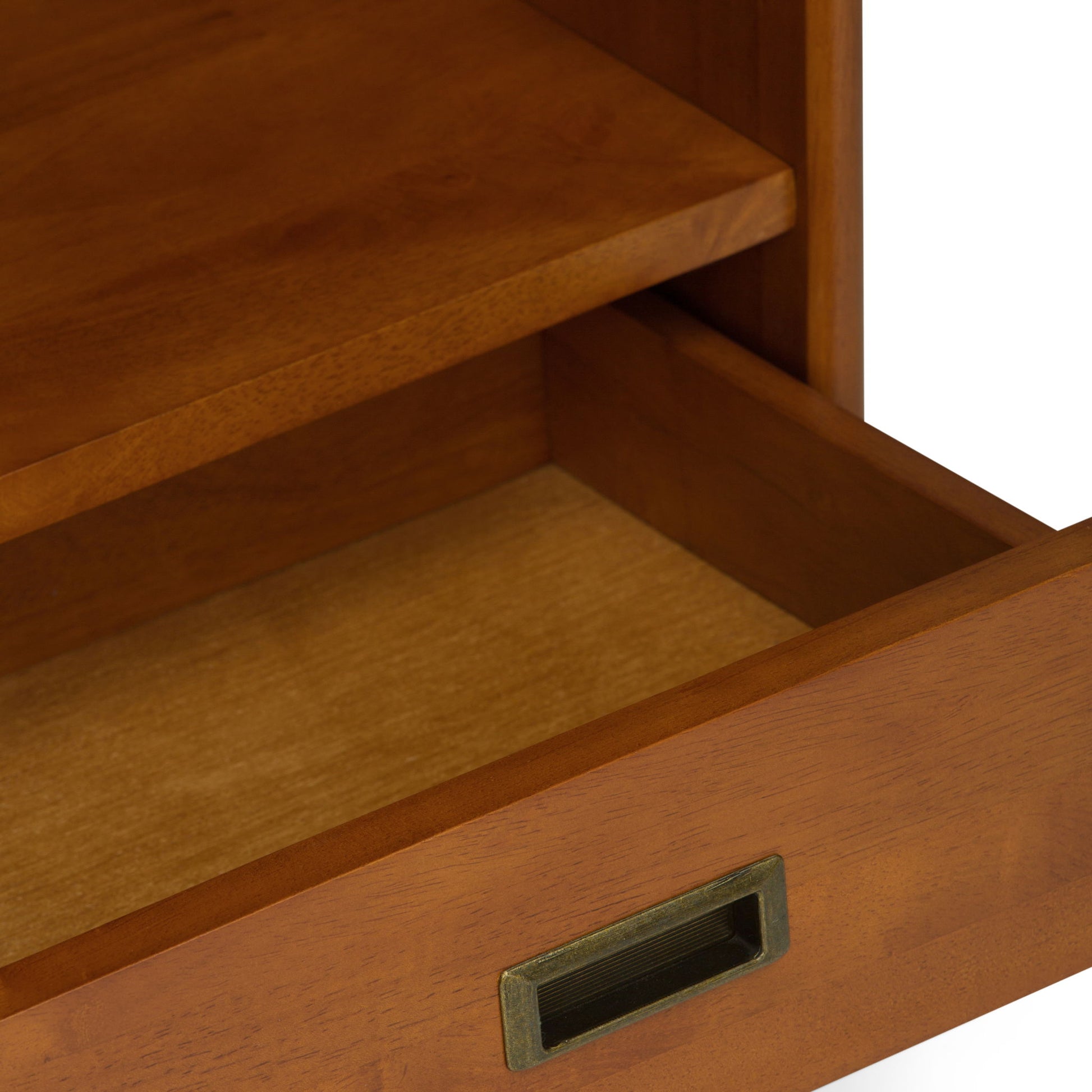 Draper - Mid Century Wide Bookcase And Storage Unit - The Sleep Loft - Online Mattress Showroom NYC