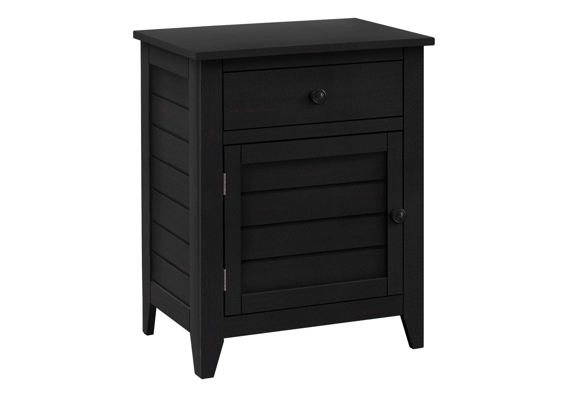 Accent Nightstand, Storage Drawer, Transitional - The Sleep Loft - Online Mattress Showroom NYC
