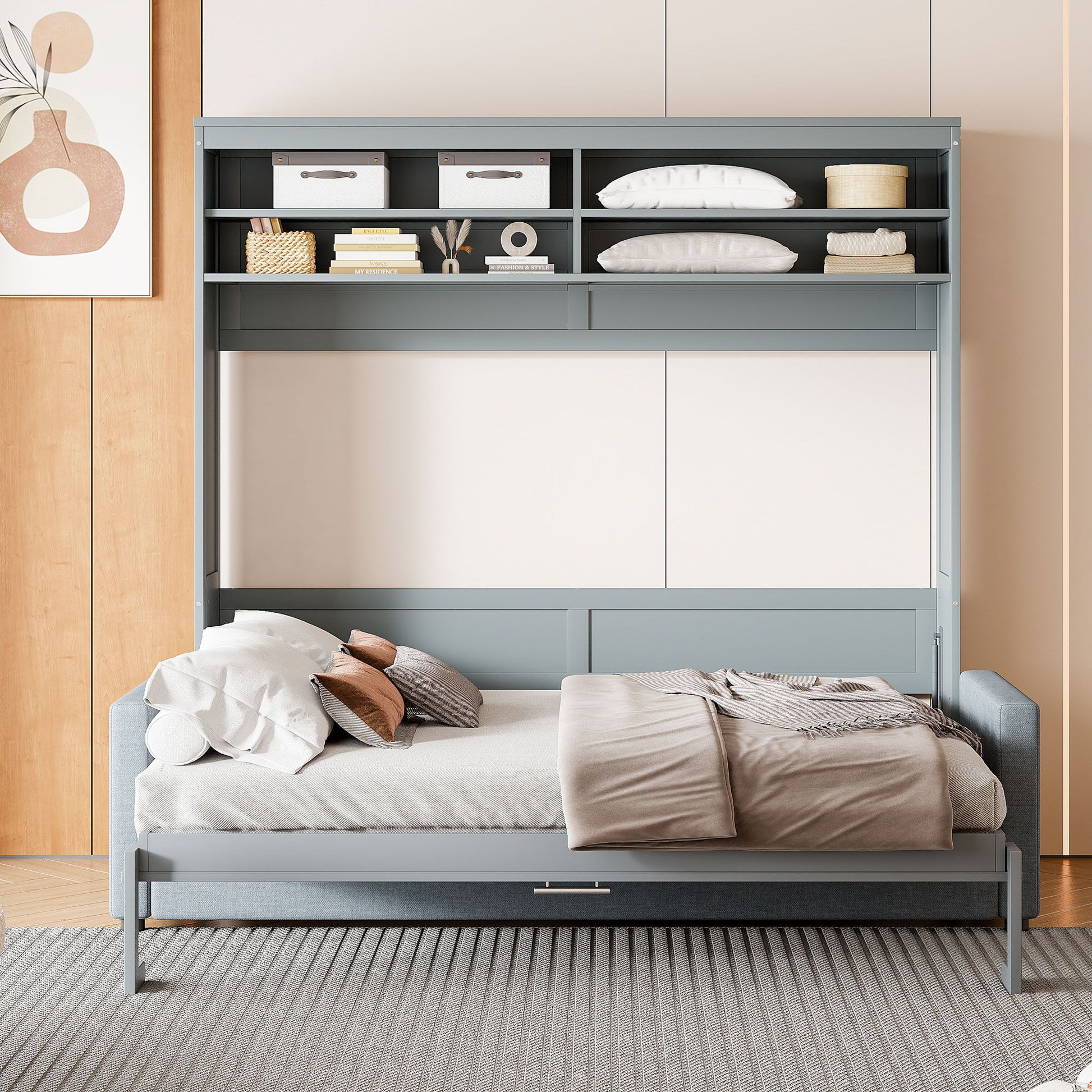 Murphy Wall Bed With Sofa - The Sleep Loft - Online Mattress Showroom NYC