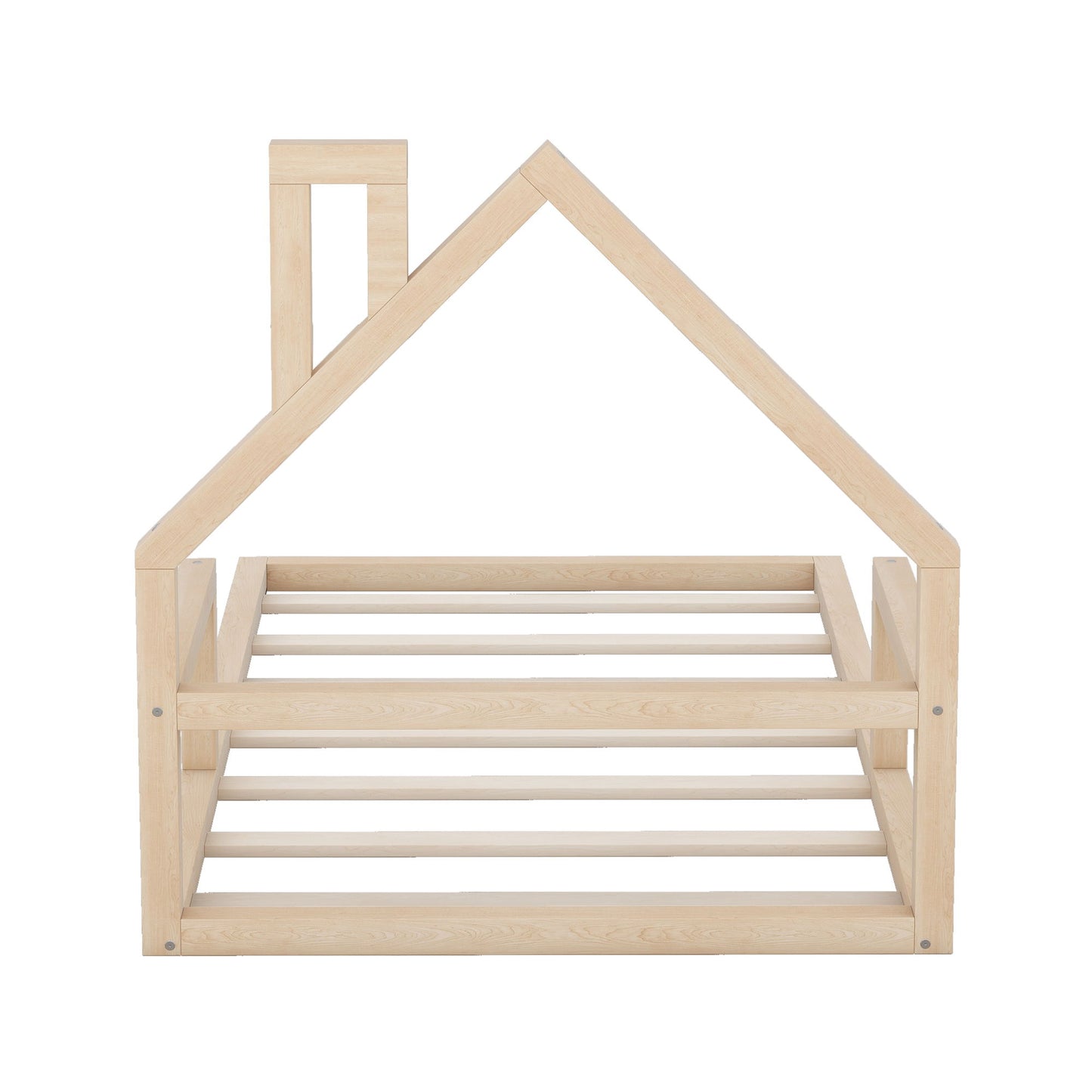 Floor Bed With House Shaped Headboard - The Sleep Loft - Online Mattress Showroom NYC