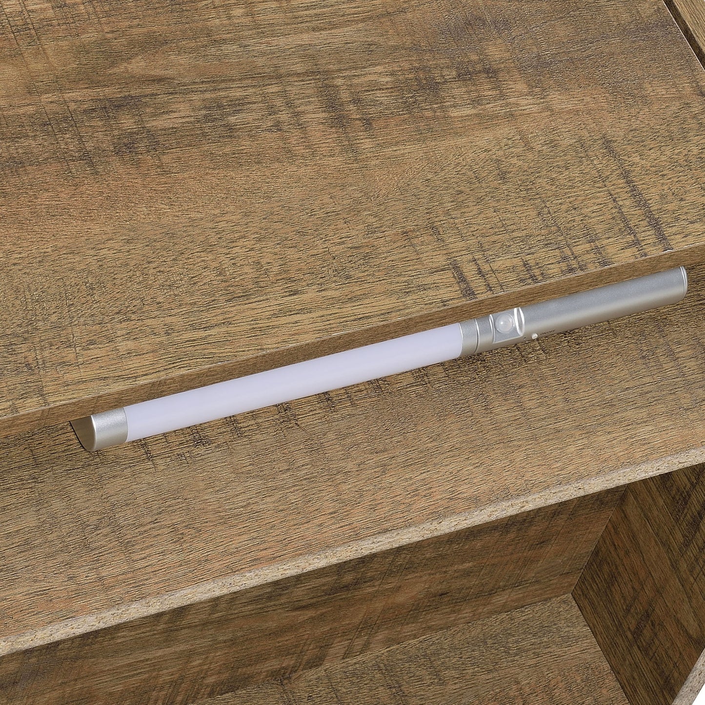 Transitional Nightstand With Dual USB Charging And Motion Sensor Light - The Sleep Loft - Online Mattress Showroom NYC